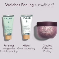 Crushed Cabernet Peeling mit Honig