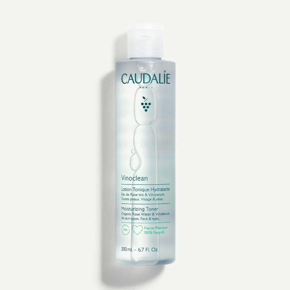 Feuchtigkeitsspendendes Gesichtstonic mit Bio-Rosenhydrolat - 200ml