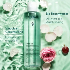 Feuchtigkeitsspendendes Gesichtstonic mit Bio-Rosenhydrolat - 400ml