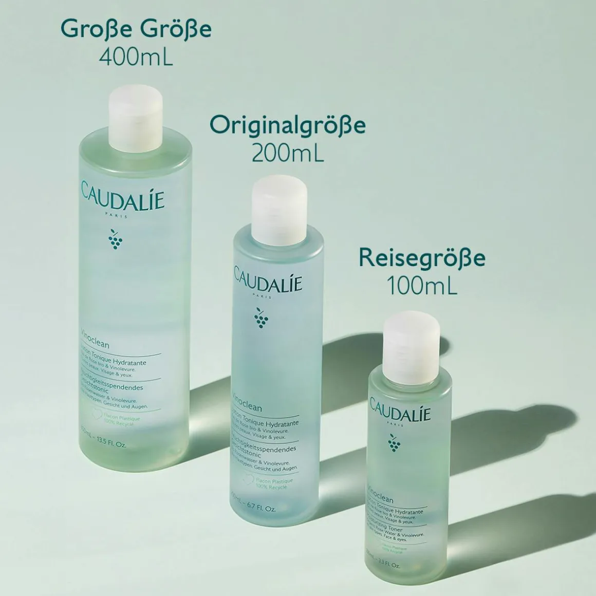 Feuchtigkeitsspendendes Gesichtstonic mit Bio-Rosenhydrolat - 400ml