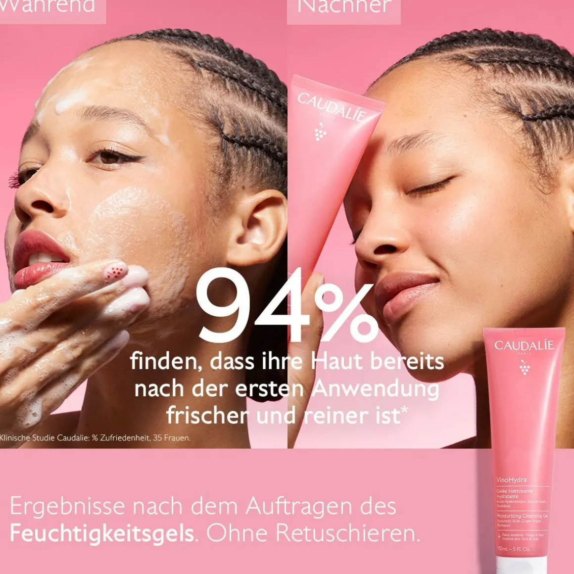 Feuchtigkeitsspendendes Reinigungsgel