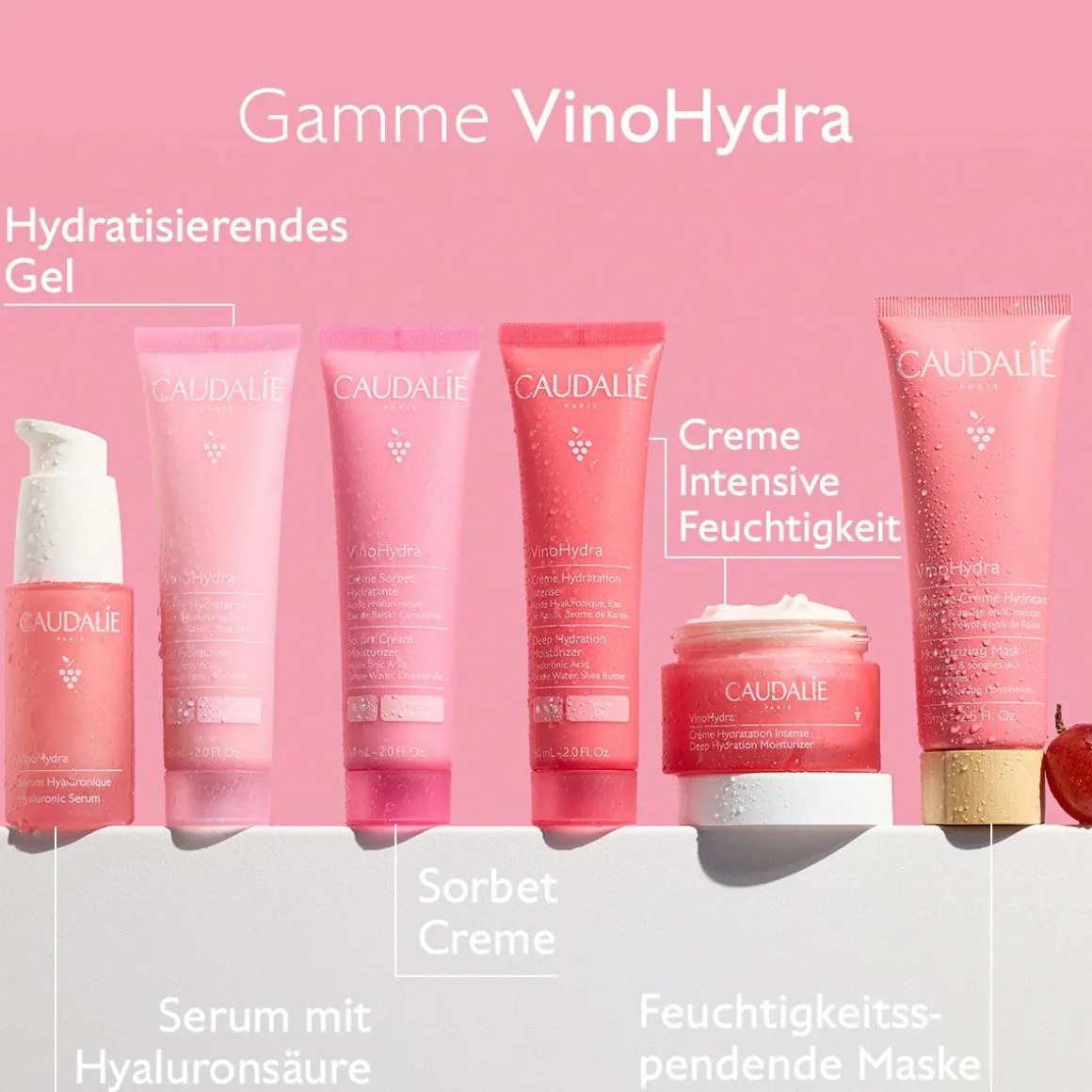 Hydratisierende Sorbet Creme mit Hyaluronsäure & Kamille