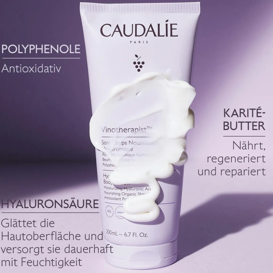 Nährende Körperpflege mit Hyaluronsäure-200ml