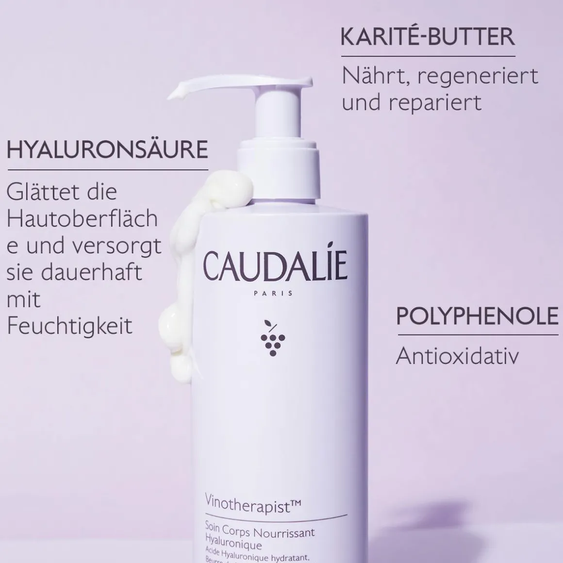 Nährende Körperpflege mit Hyaluronsäure-400ml