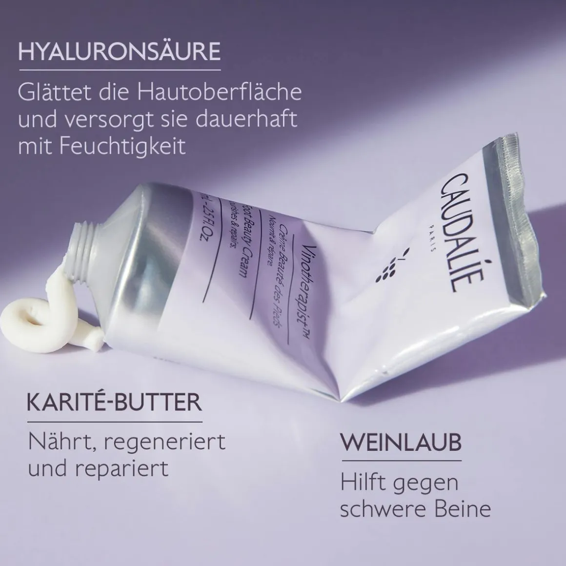 Pflegecreme für schöne Füße mit Bio-Sheabutter
