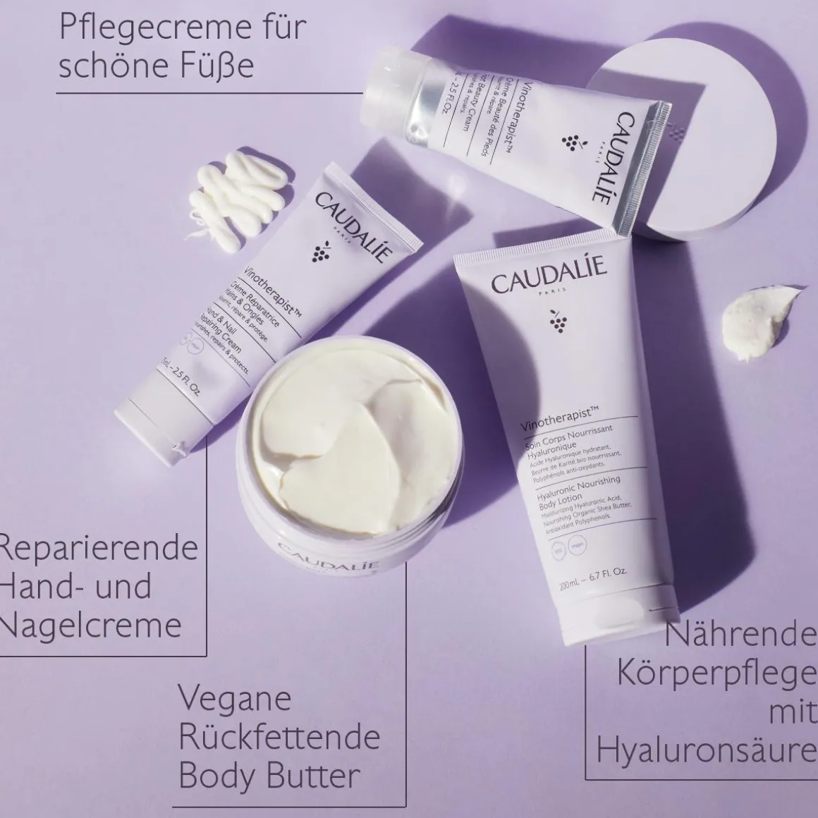 Reparierende Hand- und Nagelcreme mit Shea Butter