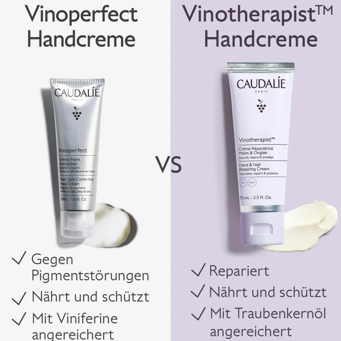 Reparierende Hand- und Nagelcreme mit Shea Butter