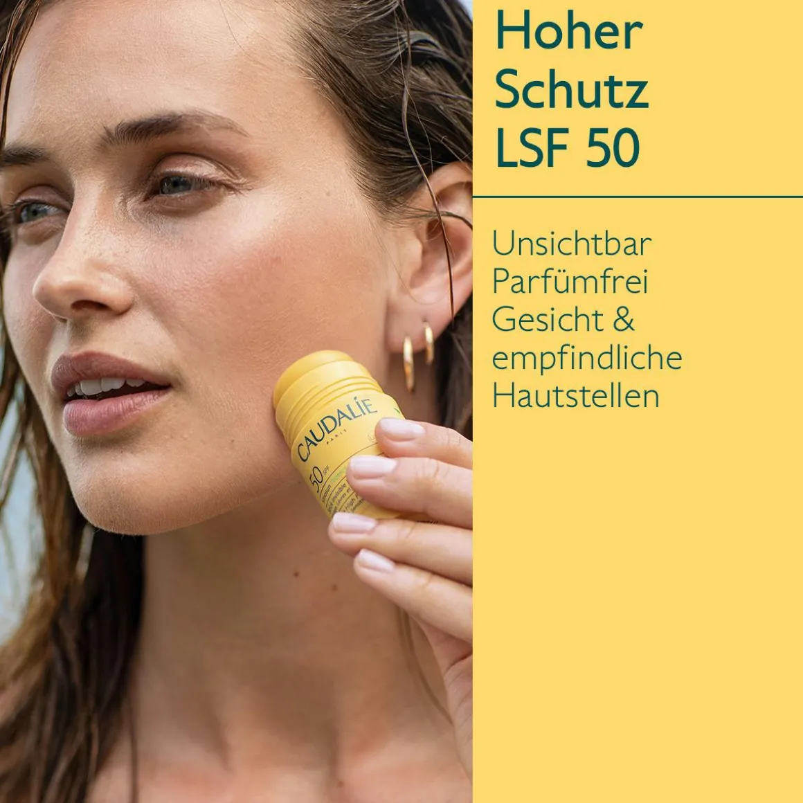 Unsichtbarer Sonnenstick Hoher Schutz LSF50