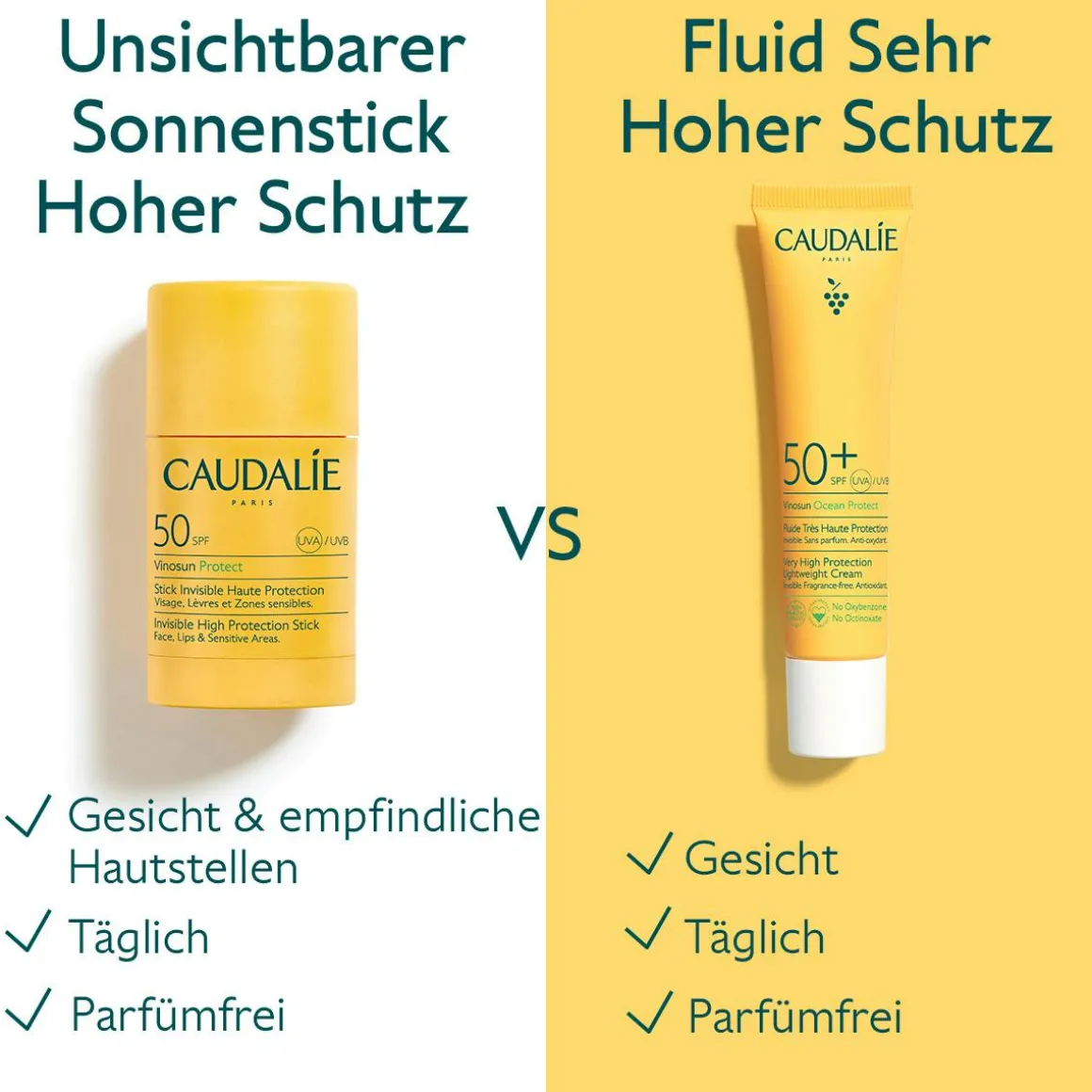 Unsichtbarer Sonnenstick Hoher Schutz LSF50